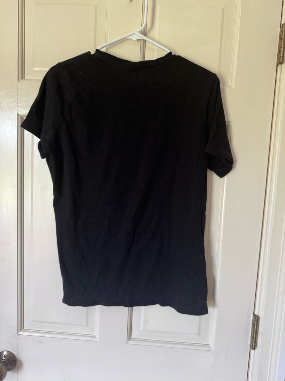 Disney Black Tee with Leopard Print Minnie Bow - Picture 3 of 3